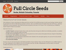 Tablet Screenshot of fullcircleseeds.com